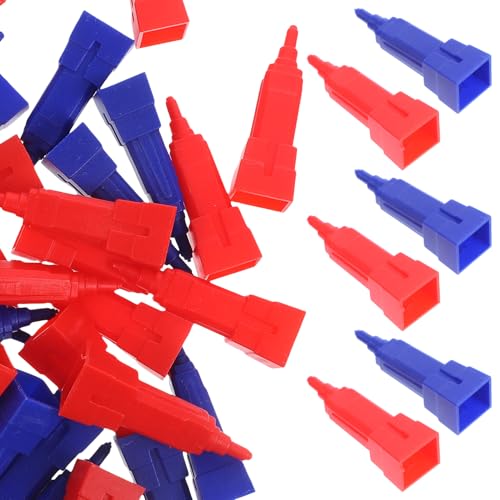 Gogogmee 40 Stück Spielsteine für Schach Ersatzteile für Victory Spiel Rote und Blaue Gebäude für Brettspiele und Kreative Spielanwendungen Gogogmee 40 Stück Spielsteine für Schach Ersatzteile für Victory Spiel Rote und Blaue Gebäude für Brettspiele und Kreative Spielanwendungen von Gogogmee