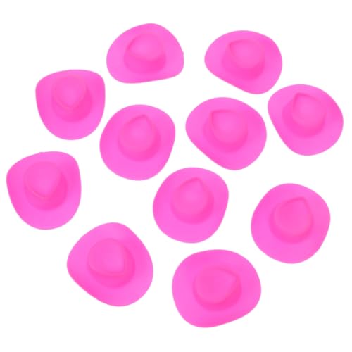 Gogogmee 40 Stück Teiliges Mini Cowboy Hut aus Leichtem Kunststoff Pinke Mini Hüte für Puppenkostüme DIY Partyaccessoires für Wiederverwendbar und Handlich für Kreativaktivitäten und Gogogmee 40 Stück Teiliges Mini Cowboy Hut aus Leichtem Kunststoff Pinke Mini Hüte für Puppenkostüme DIY Partyaccessoires für Wiederverwendbar und Handlich für Kreativaktivitäten und von Gogogmee