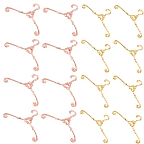 Gogogmee 40 Stück Teiliges Miniatur Vintage Kleiderbügel aus Metall Puppenhaus Zubehör in Gold und Roségold Kleine Kleiderbügel für Puppenkleidung und Dekoration Stabile Garderobenbügel Gogogmee 40 Stück Teiliges Miniatur Vintage Kleiderbügel aus Metall Puppenhaus Zubehör in Gold und Roségold Kleine Kleiderbügel für Puppenkleidung und Dekoration Stabile Garderobenbügel von Gogogmee
