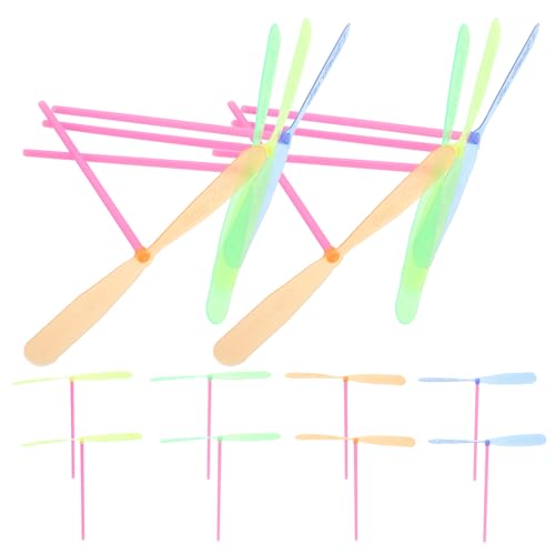 Gogogmee 40Stücke Fliegendes Teiliges Interaktive Handhubschrauber für Zufällige Farben für Outdoor Partys und Freizeitaktivitäten Fördert Koordination und Kreativität von Gogogmee