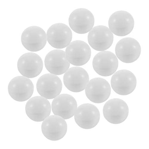 Gogogmee 40Stücke Öffbare Lottokugeln Leichte Gewinnspielkugeln Wiederverwendbare Leere Bälle für Tombola und Party Weiße Plastikkugeln für Dekoration und Veranstaltungen von Gogogmee