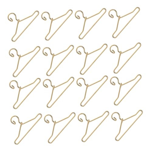 Gogogmee 40Stücke Puppenkleiderbügel für Puppenhaus Zubehör zur Aufbewahrung von Puppenkleidern und Outfits und Praktisch Gogogmee 40Stücke Puppenkleiderbügel für Puppenhaus Zubehör zur Aufbewahrung von Puppenkleidern und Outfits und Praktisch von Gogogmee
