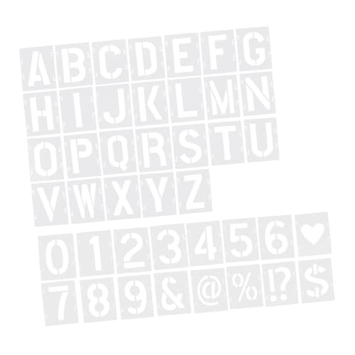 Gogogmee 42 Stück Großbuchstaben Schablonen Teilig Langlebige DIY Malvorlagen aus Robustem Material Vielseitig für und Sprühmalerei Wiederverwendbar Buchstabenhöhe für Kreative Gogogmee 42 Stück Großbuchstaben Schablonen Teilig Langlebige DIY Malvorlagen aus Robustem Material Vielseitig für und Sprühmalerei Wiederverwendbar Buchstabenhöhe für Kreative von Gogogmee