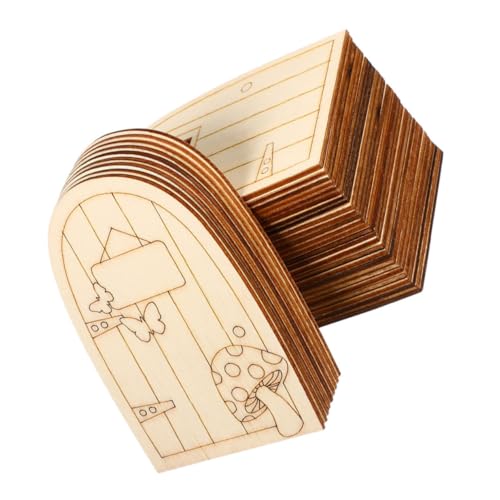 Gogogmee 45 Stück Teiliges Mini Holz Feentüren Unbemalt für DIY Garten Puppenhausdekoration Natürliche Maserung Vielseitig Kombinierbar Charmante Mikro-landschaftsaccessoires Gogogmee 45 Stück Teiliges Mini Holz Feentüren Unbemalt für DIY Garten Puppenhausdekoration Natürliche Maserung Vielseitig Kombinierbar Charmante Mikro-landschaftsaccessoires von Gogogmee