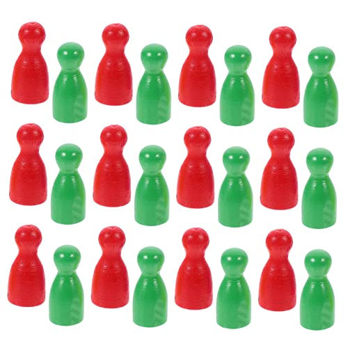 Gogogmee 48 Stück Holzspielsteine für Brettspiele Menschliche Form Rot Grün als Ersatzteil für Kreative Projekte für Schach Dame und Lehrzwecke Gogogmee 48 Stück Holzspielsteine für Brettspiele Menschliche Form Rot Grün als Ersatzteil für Kreative Projekte für Schach Dame und Lehrzwecke von Gogogmee