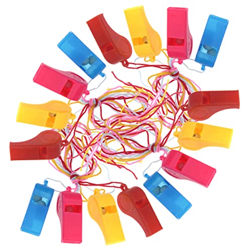 Gogogmee 48Stücke Sportpfeifen mit Lanyard Lauter und Klarer Sound für Schiedsrichter und Notfälle Bunte Plastikpfeifen für Partys Training und Haustiertraining Gogogmee 48Stücke Sportpfeifen mit Lanyard Lauter und Klarer Sound für Schiedsrichter und Notfälle Bunte Plastikpfeifen für Partys Training und Haustiertraining von Gogogmee