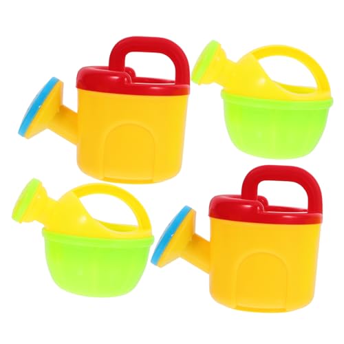 Gogogmee 4Stücke Gießkanne aus Kunststoff Gießkanne für Garten Strand und Bad Leuchtende Farben Sicher und Handlich für Kleine Hände von Gogogmee