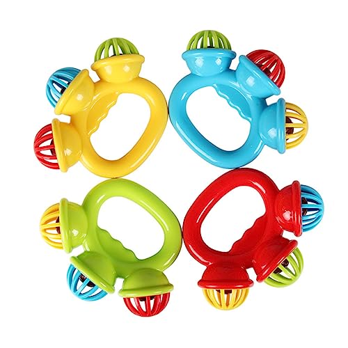 Gogogmee 4Stücke Handglocken für Pädagogisches Rhythmus und Kreativität für Junge Mädchen und Kleinkinder Zufällige Farben von Gogogmee