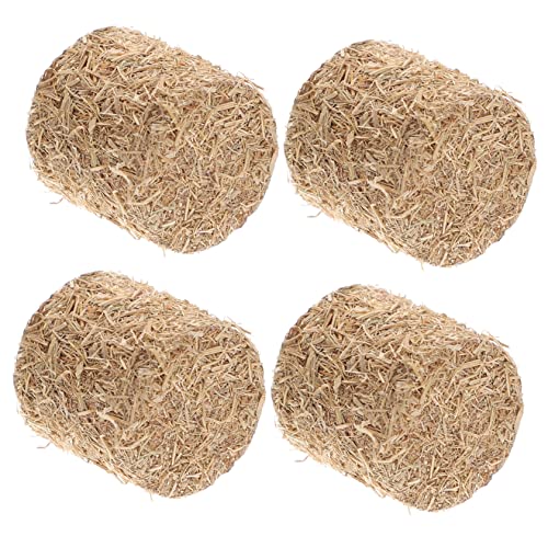 Gogogmee 4Stücke Mini Heuhaufen Dekoration Kunstheuballen für Gartenlandschaft DIY Zubehör für Puppenhaus Installation Nötig Gogogmee 4Stücke Mini Heuhaufen Dekoration Kunstheuballen für Gartenlandschaft DIY Zubehör für Puppenhaus Installation Nötig von Gogogmee