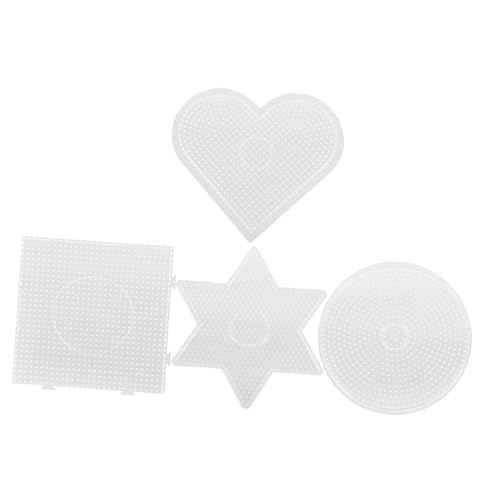 Gogogmee 4pcs Transparente Geometrische Vorlagen Für DIY -kinderschabl -Puzzle Kreatives Puzzle, Um Kinder Der Kinder Zu Entwickeln Und Räumliche Fähigkeiten Sicherer Materieller von Gogogmee