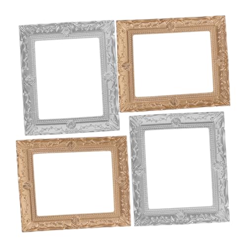Gogogmee 4pcs Zubehör Für Puppenhäuser Puppenhaus-bilderrahmen Vintage-minirahmen Dekorativer Minirahmen Fotorahmen-Modell Miniatur-fotorahmen Vintage Winzige Rahmen DIY-minirahmen Harz Gogogmee 4pcs Zubehör Für Puppenhäuser Puppenhaus-bilderrahmen Vintage-minirahmen Dekorativer Minirahmen Fotorahmen-Modell Miniatur-fotorahmen Vintage Winzige Rahmen DIY-minirahmen Harz von Gogogmee