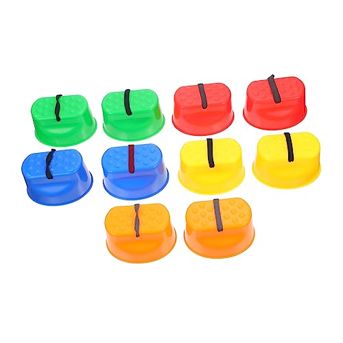 Gogogmee 5 Paare Stelzen Outdoor Sportzubehör für Eltern Junge Mädchen Aktivitäten Gleichgewichtstraining für Garten und Spielplatz und Strapazierfähig Zufällige Farbe Zufällige Farbe Gogogmee 5 Paare Stelzen Outdoor Sportzubehör für Eltern Junge Mädchen Aktivitäten Gleichgewichtstraining für Garten und Spielplatz und Strapazierfähig Zufällige Farbe Zufällige Farbe von Gogogmee