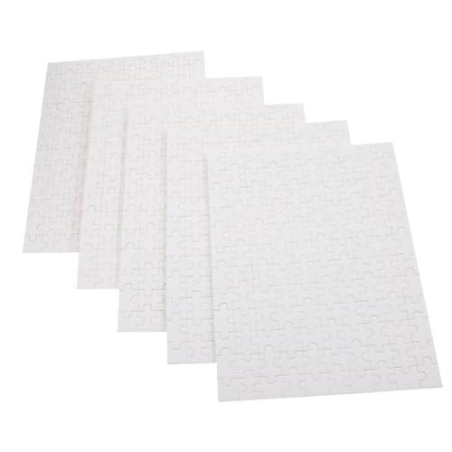 Gogogmee 5 Satz Teiliges Sublimation Puzzle aus Blanko Jigsaw Puzzle zum Selbstgestalten DIY Thermotransfer Puzzleteile für Kreative und Bastelspielzeuge Gogogmee 5 Satz Teiliges Sublimation Puzzle aus Blanko Jigsaw Puzzle zum Selbstgestalten DIY Thermotransfer Puzzleteile für Kreative und Bastelspielzeuge von Gogogmee
