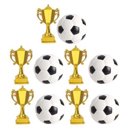 Gogogmee 5 Sets Mini-trophäenbecher: Mini-gold-auszeichnungsbecher Aus Kunststoff, Fußball-kuchendekoration – Tischdekoration Für Fußballpartys, Kleine Trophäe Für Kindergeburtstage, Gogogmee 5 Sets Mini-trophäenbecher: Mini-gold-auszeichnungsbecher Aus Kunststoff, Fußball-kuchendekoration – Tischdekoration Für Fußballpartys, Kleine Trophäe Für Kindergeburtstage, von Gogogmee