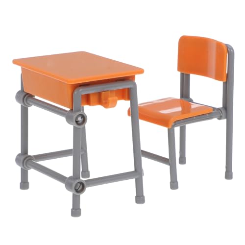 Gogogmee 5 Sets Miniatur-Klassenzimmermöbel-Set, inklusive realistischer Mini-Schultisch- und Stuhlmodelle, Puppenhauszubehör, Requisiten für die Heimdekoration, Lernspielzeug Gogogmee 5 Sets Miniatur-Klassenzimmermöbel-Set, inklusive realistischer Mini-Schultisch- und Stuhlmodelle, Puppenhauszubehör, Requisiten für die Heimdekoration, Lernspielzeug von Gogogmee