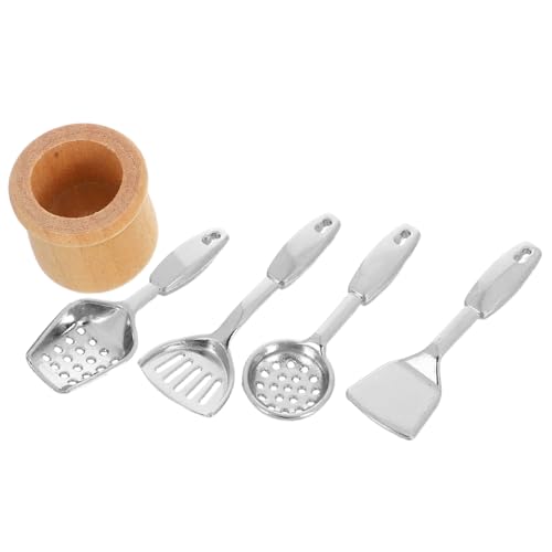 Gogogmee 5 Stück Maßstab Metall Kochgeschirr mit Schaufel und Eimer für Puppenhaus Küche Modell und Kreatives Rollenspiel Zubehör Gogogmee 5 Stück Maßstab Metall Kochgeschirr mit Schaufel und Eimer für Puppenhaus Küche Modell und Kreatives Rollenspiel Zubehör von Gogogmee