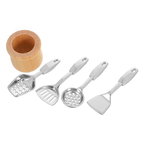 Gogogmee 5 Stück Maßstab Metall Mini Dollhouse Möbel Küchenwerkzeuge mit Eimer für Puppenhaus Dekoration und Rollenspiel Zubehör Gogogmee 5 Stück Maßstab Metall Mini Dollhouse Möbel Küchenwerkzeuge mit Eimer für Puppenhaus Dekoration und Rollenspiel Zubehör von Gogogmee