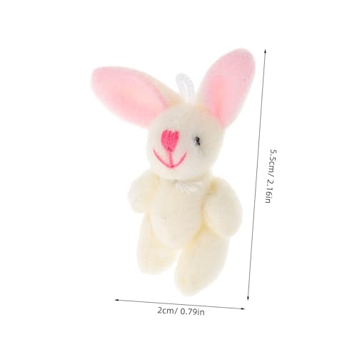 Gogogmee 5 Stück Mini Kuscheltier Hase Miniatur Plüsch Kaninchen mit Gelenken Weiches Stofftier für Osterdeko Wohn Bürodekoration als Geschenk und Partybeigabe Gogogmee 5 Stück Mini Kuscheltier Hase Miniatur Plüsch Kaninchen mit Gelenken Weiches Stofftier für Osterdeko Wohn Bürodekoration als Geschenk und Partybeigabe von Gogogmee
