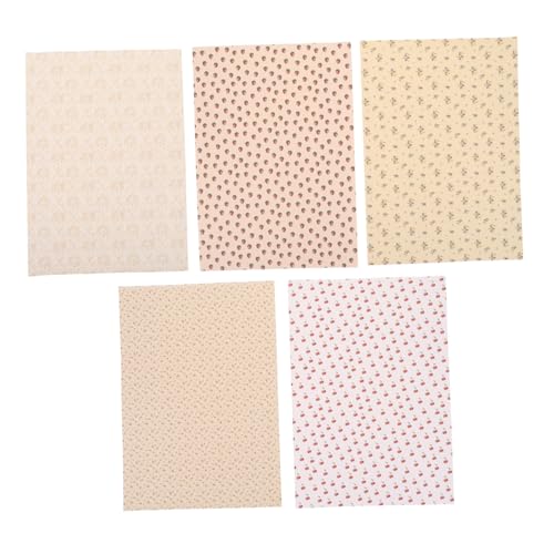 Gogogmee 5 Stück Realistischem Muster Selbstklebend Farbecht Süßes Design zur Ausstattung und Dekoration von Minipuppenhäusern Gogogmee 5 Stück Realistischem Muster Selbstklebend Farbecht Süßes Design zur Ausstattung und Dekoration von Minipuppenhäusern von Gogogmee