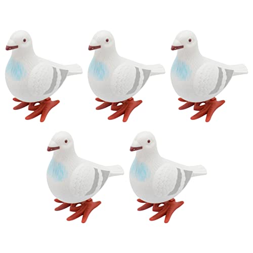 Gogogmee 5 Stück Teiliges Aufziehspielzeug Taube für Interaktives Lustiges Vogeldesign für Spiel und Dekoration im Kinderzimmer Büro und Bar von Gogogmee