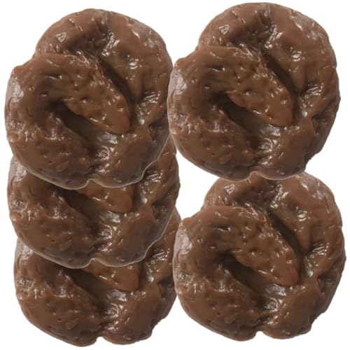Gogogmee 5 Stück Teiliges Fake Poop aus Realistischem TPR Material Schwimmendes Detailreiches Scherzspielzeug für Partytricks und Lustige Streiche Originelle für Halloween und Alltag Gogogmee 5 Stück Teiliges Fake Poop aus Realistischem TPR Material Schwimmendes Detailreiches Scherzspielzeug für Partytricks und Lustige Streiche Originelle für Halloween und Alltag von Gogogmee