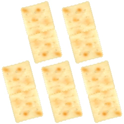 Gogogmee 5 Stück Teiliges Künstlicher Keks Dekoration Realistische Simulation von Plätzchen für Küche und Fotorequisiten Geeignet für Lehre und Deko Gogogmee 5 Stück Teiliges Künstlicher Keks Dekoration Realistische Simulation von Plätzchen für Küche und Fotorequisiten Geeignet für Lehre und Deko von Gogogmee