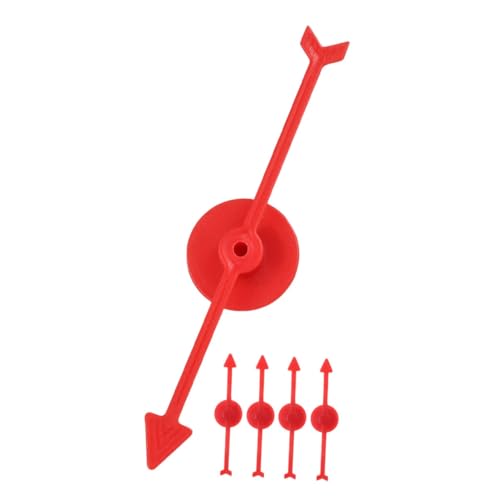 Gogogmee 5 Stück Teiliges Kunststoff Pfeilspinners für Brettspiele Leichtes DIY Zubehör für Mathematikunterricht Praktische Spielzeiger für Party Bildung Jubiläen und Karnevalsaktivitäten von Gogogmee