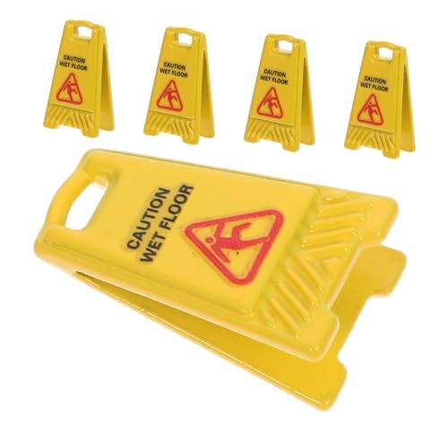 Gogogmee 5 Stück Teiliges Miniatur Bodenschild Realistische Wet Floor Warnschilder Detailreiche Puppenhaus Dekoration Sicherheitszeichen für Spiel und Lernzwecke für Miniaturgärten und Gogogmee 5 Stück Teiliges Miniatur Bodenschild Realistische Wet Floor Warnschilder Detailreiche Puppenhaus Dekoration Sicherheitszeichen für Spiel und Lernzwecke für Miniaturgärten und von Gogogmee