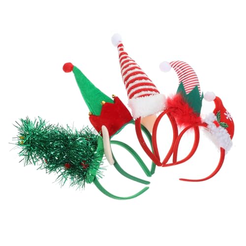 Gogogmee 5 Stück Teiliges Weihnachts Haarreifen mit Stabiler Befestigung Weihnachtlichen Hut Dekoren Geeignet für Festival Karneval Kostüm und Bühnenparty Erwachsene Gogogmee 5 Stück Teiliges Weihnachts Haarreifen mit Stabiler Befestigung Weihnachtlichen Hut Dekoren Geeignet für Festival Karneval Kostüm und Bühnenparty Erwachsene von Gogogmee