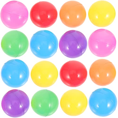 Gogogmee 50 Stück Bunte Kunststoffbälle für Spielzeugbälle für Planschbecken Hand Augen Koordination und Farberkennung für Spielzelte Pools und Spielhäuser von Gogogmee