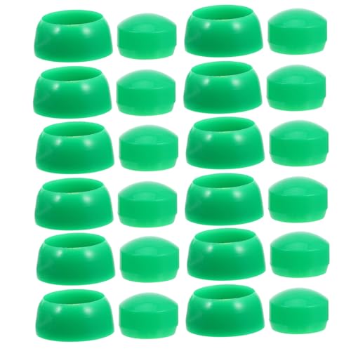 Gogogmee 50 Stück Sicherheits-schraubenkappen aus Kunststoff Robuste Nut Caps für Kinderspielplatz Kindersichere Abdeckungen für Spielgerätebolzen Einfach zu Reinigen und Sicherer Halt von Gogogmee