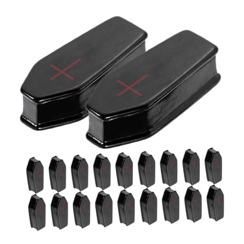 Gogogmee 50 Stück Teiliges Miniatur Halloween Sarg Set aus Resin Kleine Realistische Coffin Dekorationen für Puppenhaus Mikro Landschaft Mystische Grusel Atmosphäre für Familienfeiern und von Gogogmee