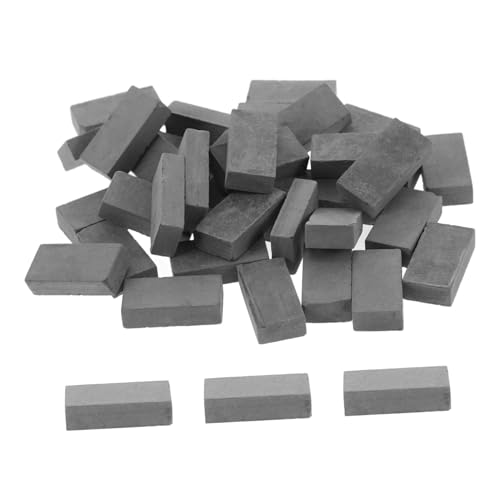 Gogogmee 50 Stück Teiliges Miniatur baustein Set für DIY Ziegelsteine Kreatives Baukastenset für Puppenhäuser Feine Motorikförderung Vielseitige Miniatur bausteine für Modellbau und von Gogogmee
