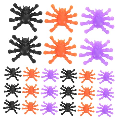 Gogogmee 50 Stück Teiliges Party Sticky Props aus Elastischem TPR Bunte Klebrige Spielzeuge Dehnbar und Flexibel Lustige Party und Halloween Accessoires für Freunde von Gogogmee