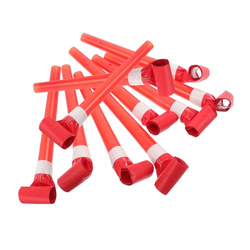 Gogogmee 50 Stück Teiliges Party Trillerpfeifen für Rote Blasgeräusche Leichte Tragbare Geburtstags und Sommerhochzeits Deko Kindgerechte Spielzeugpfeifen für Fantasievolles Spiel von Gogogmee