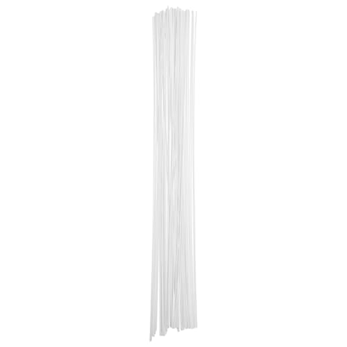 Gogogmee 50 weiße Kunststoffstäbe: 50 cm quadratische, solide Basteldübel für DIY-Sandtischmodelle, Bastelstäbe für handgefertigte Kunst und kreative Projekte von Gogogmee