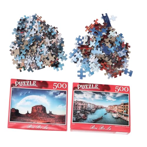 Gogogmee 500 Stück Teiliges Erwachsenen Puzzle Kreatives Jigsaw Geschenk mit Monument Venedig Motiv Langlebiges Papiermaterial Präzise Passform Fördert Konzentration und Geduld von Gogogmee