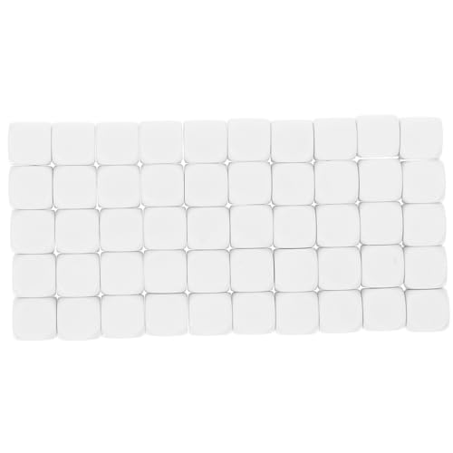 Gogogmee 50Stücke Leere Würfel für DIY Brettspiele Acrylwürfel mit Glänzendem Finish für Kreative Designs für Handbeschriftungen und Druckverfahren Langlebig und Stabil Gogogmee 50Stücke Leere Würfel für DIY Brettspiele Acrylwürfel mit Glänzendem Finish für Kreative Designs für Handbeschriftungen und Druckverfahren Langlebig und Stabil von Gogogmee