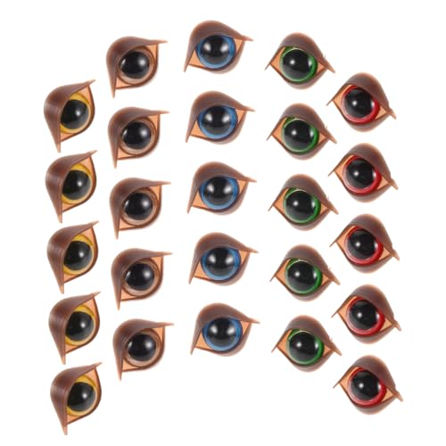 Gogogmee 50Stücke Sicherheitsaugen für Häkeltiere Doppelte Augenlider mit Unterlegscheiben DIY Augen für Plüschtiere und Puppen Einzigartiges Design für Kreative von Gogogmee