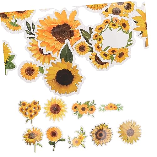 Gogogmee 50stücke Sonnenblumen-Aufkleber wasserdichte Selbstklebende Vinyl-Sticker Für Laptop Wasserflasche Koffer Scrapbooking Und Kreative -projekte Ästhetische Blumen-Dekorationen Gogogmee 50stücke Sonnenblumen-Aufkleber wasserdichte Selbstklebende Vinyl-Sticker Für Laptop Wasserflasche Koffer Scrapbooking Und Kreative -projekte Ästhetische Blumen-Dekorationen von Gogogmee
