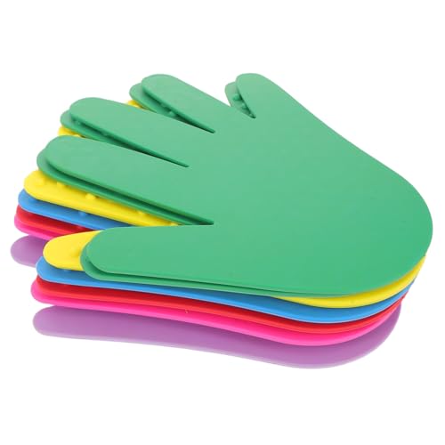 Gogogmee 6 Paare Handförmige Spot Marker Kunststoff Teppichmatten Sensorische Spielzeuge für Vorschule Kindergarten Klassenzimmer Outdoor Sport Koordinationsspielzeug Gogogmee 6 Paare Handförmige Spot Marker Kunststoff Teppichmatten Sensorische Spielzeuge für Vorschule Kindergarten Klassenzimmer Outdoor Sport Koordinationsspielzeug von Gogogmee
