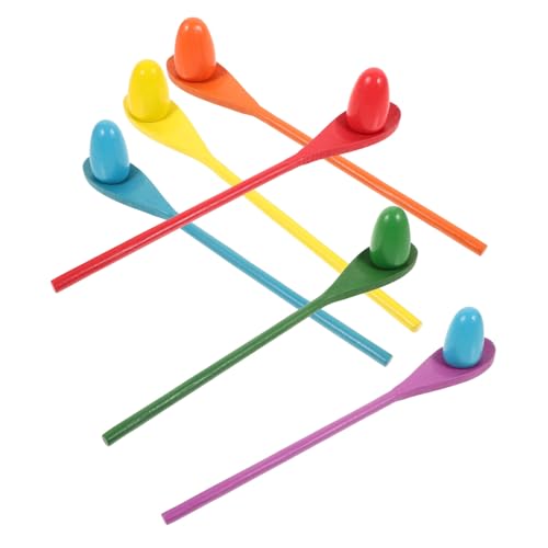 Gogogmee 6 Sätze Teiliges Balancespiel aus Holz Stoßfest Farbenfrohes Egg Spoon Race Fördert Feinmotorik und Sensorisches Training für Jungen und Mädchen bei Geburtstagsfeiern und Partys Gogogmee 6 Sätze Teiliges Balancespiel aus Holz Stoßfest Farbenfrohes Egg Spoon Race Fördert Feinmotorik und Sensorisches Training für Jungen und Mädchen bei Geburtstagsfeiern und Partys von Gogogmee