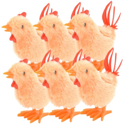 Gogogmee 6 Stück Aufziehspielzeug Küken Plüsch Hüpfen Lustiges Huhn Für Ostern Party Geschenk Gogogmee 6 Stück Aufziehspielzeug Küken Plüsch Hüpfen Lustiges Huhn Für Ostern Party Geschenk von Gogogmee
