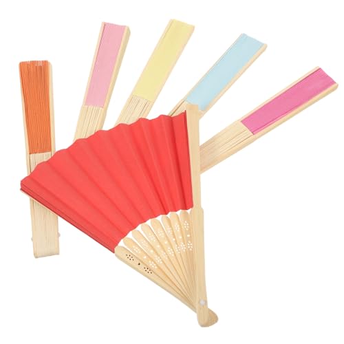 Gogogmee 6 Stück Faltbare Handfächer aus Papier DIY Blanko Fächer zum Bemalen Leichte Tragbare Klappfächer für Kinderzimmerdekoration Bastelprojekte und Tanzveranstaltungen Gogogmee 6 Stück Faltbare Handfächer aus Papier DIY Blanko Fächer zum Bemalen Leichte Tragbare Klappfächer für Kinderzimmerdekoration Bastelprojekte und Tanzveranstaltungen von Gogogmee