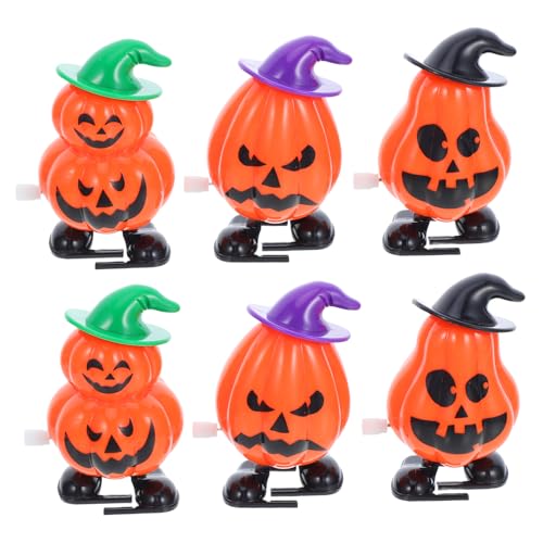 Gogogmee 6 Stück Halloween-kürbis-aufziehspielzeuge: Halloween-partygeschenke, Leckerli-tütenfüller – Kürbis-aufziehspielzeug Für Kinder, Jungen Und Mädchen Gogogmee 6 Stück Halloween-kürbis-aufziehspielzeuge: Halloween-partygeschenke, Leckerli-tütenfüller – Kürbis-aufziehspielzeug Für Kinder, Jungen Und Mädchen von Gogogmee