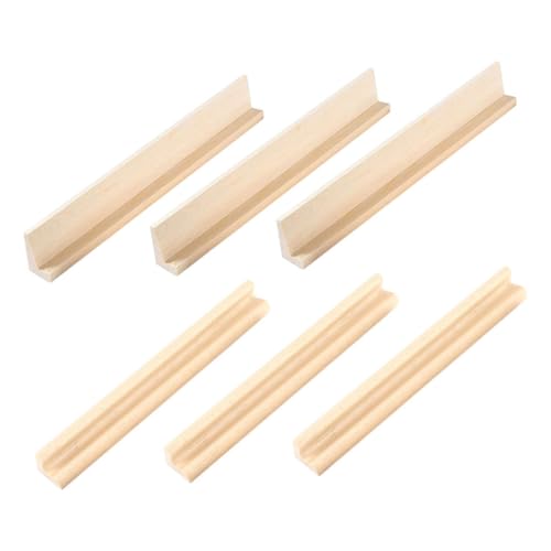 Gogogmee 6 Stück Holz Domino Halter Teiliges Stabiler Domino Rack zur Unterstützung und Organisation für Kreative Spiele und Handarbeiten Gogogmee 6 Stück Holz Domino Halter Teiliges Stabiler Domino Rack zur Unterstützung und Organisation für Kreative Spiele und Handarbeiten von Gogogmee