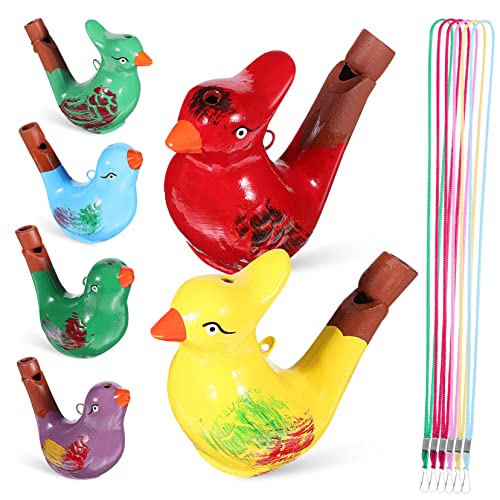 Gogogmee 6 Stück Keramische Vogelpfeifen Teiliges für Wasservogelpfeifen mit Lanyard Lernspielzeug für Musikinteresse Geburtstagsgeschenk Gemischte Zufällige Farbe Zufällige Farbe Gogogmee 6 Stück Keramische Vogelpfeifen Teiliges für Wasservogelpfeifen mit Lanyard Lernspielzeug für Musikinteresse Geburtstagsgeschenk Gemischte Zufällige Farbe Zufällige Farbe von Gogogmee
