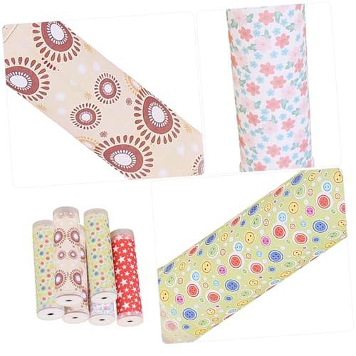 Gogogmee 6 Stück Teiliges DIY Kaleidoskop Bastelset mit Bedrucktem Papier Bunte Frühpädagogische Spielzeuge Kreative Lernhilfe für Kindergarten und Wissenschaftliche Zufällige Farbe von Gogogmee