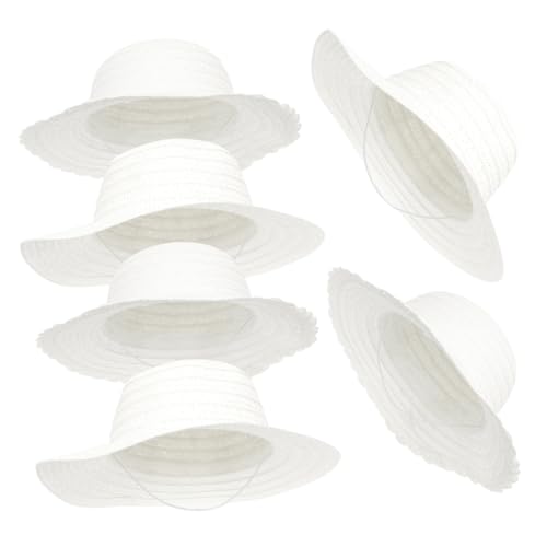 Gogogmee 6 Stück Teiliges DIY Strohhut aus Leichtem Naturstroh Unbemalte Kreative Bastel hüte zum Bemalen und Gestalten für Jungen und Mädchen Fördert Handwerkliche Fähigkeiten und Gogogmee 6 Stück Teiliges DIY Strohhut aus Leichtem Naturstroh Unbemalte Kreative Bastel hüte zum Bemalen und Gestalten für Jungen und Mädchen Fördert Handwerkliche Fähigkeiten und von Gogogmee