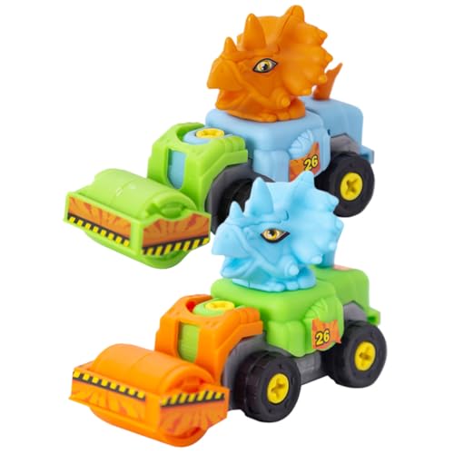 Gogogmee 6 Stück Teiliges Dinosaurier Baustellenfahrzeug Kinderfreundliche Cartoon Baustellenautos Langlebige Konstruktion Spielzeuge für Jungen und Mädchen zum Ziehen und Schieben Gogogmee 6 Stück Teiliges Dinosaurier Baustellenfahrzeug Kinderfreundliche Cartoon Baustellenautos Langlebige Konstruktion Spielzeuge für Jungen und Mädchen zum Ziehen und Schieben von Gogogmee